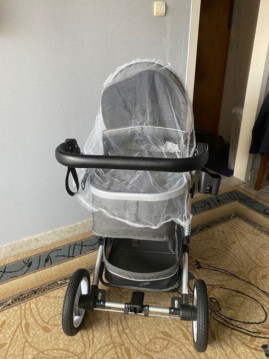 Продам коляску трансформер 3/1 с автолюлькой в подарок шезлонг