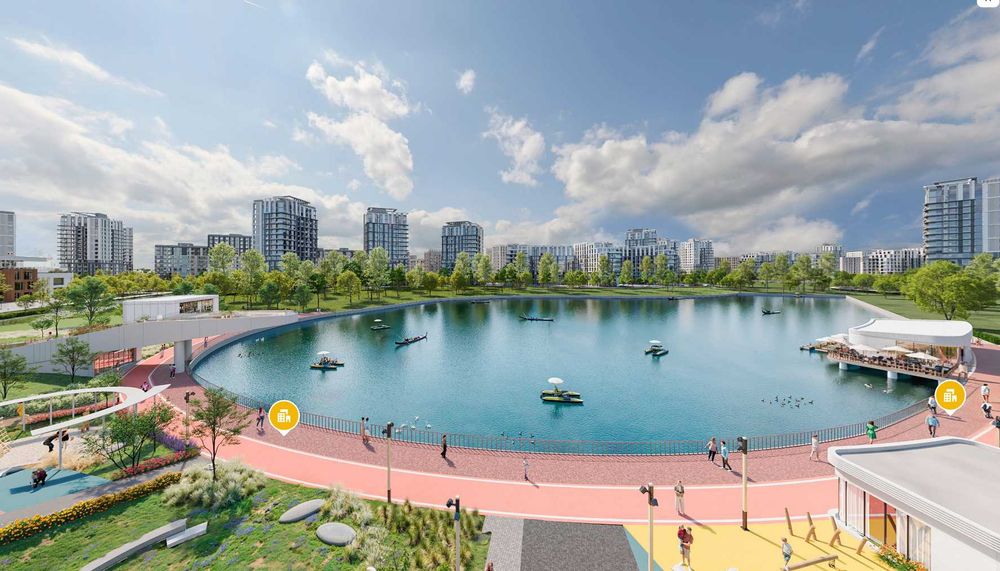 4 комнаты + 3 санузла • 116 М² В NRG YANGI BAXT — Ипотека