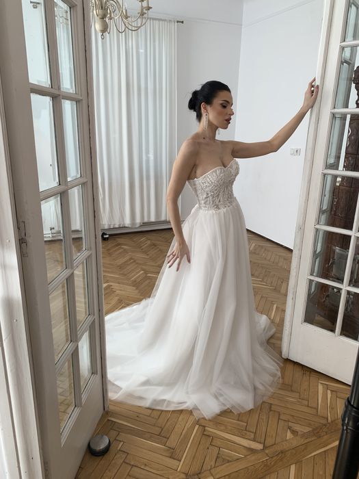 Rochie de mireasa noua model A-line bust 82-90