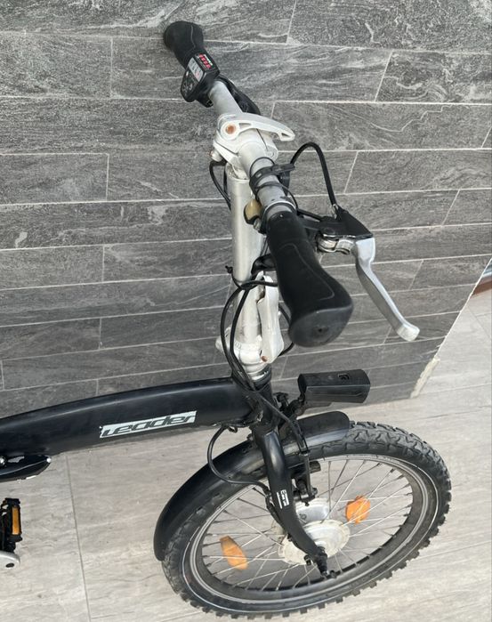 Bicicletă electrică pliabilă Leader E-Powered Bike Line – ideală pentru livrări (Glovo/Bolt)
