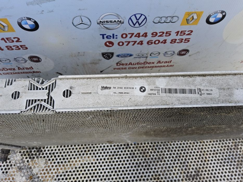 Radiator apa BMW F30 F31 f32 f33 f34 2.0 cod 8672102 f20 f21