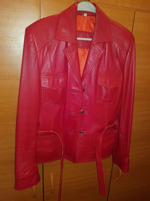 geacă/jachetă damă piele naturală, mărimea 46-48