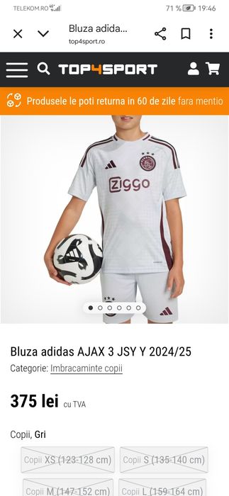 Tricou Ajax Amsterdam NOU