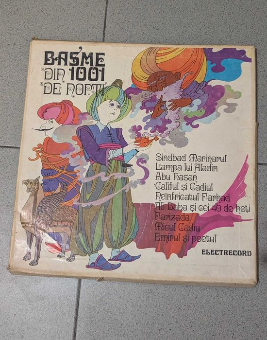 Basme 1001 din nopti vinil - set 5 bucati