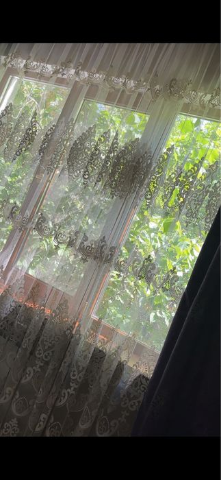 Тюль дешево с крючками