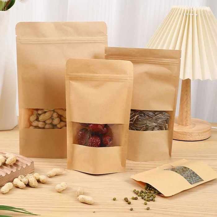 Дой-пак пакет ZIP замком  14х22 см для сыпучих продуктов.