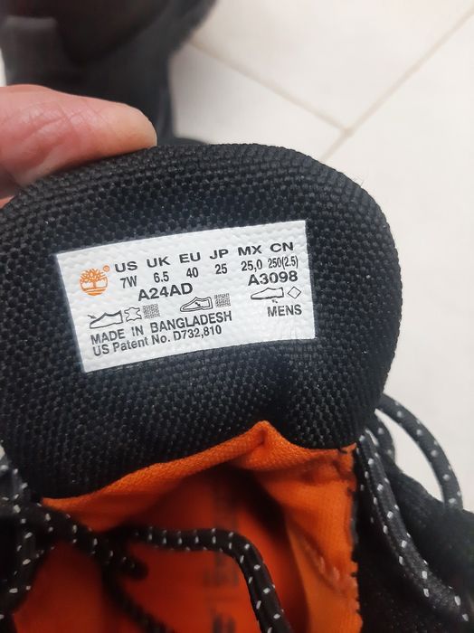 Vând Ghete Timberland Impermeabile Black Orange