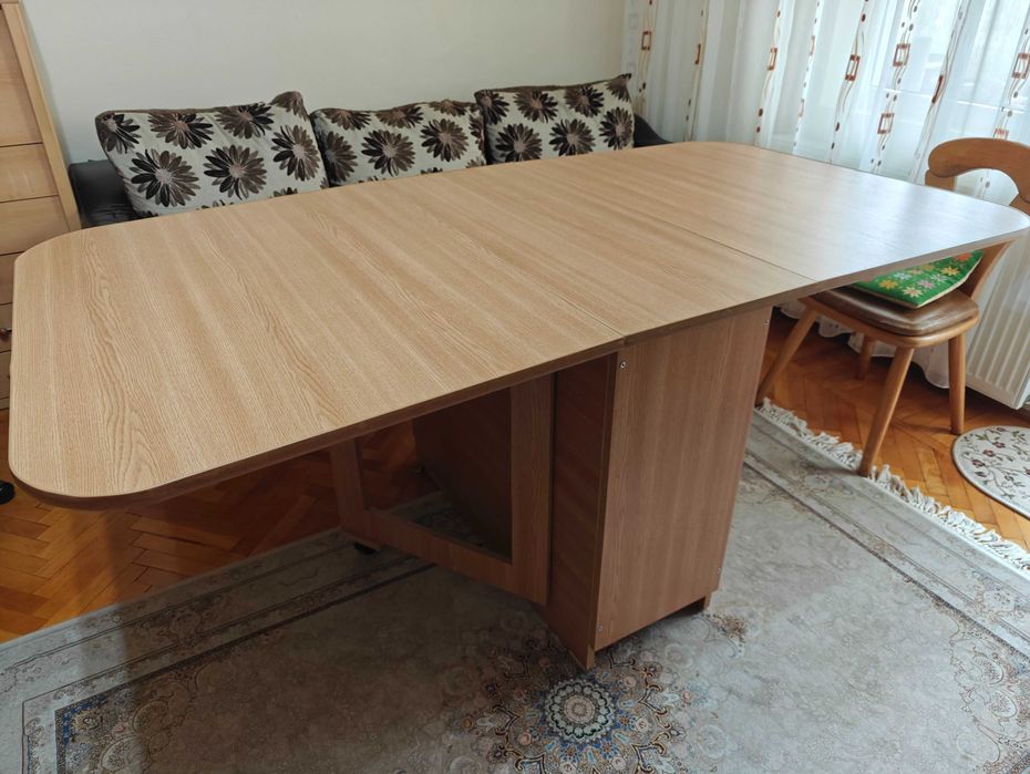 Masă pliabilă/extensibila din pal melaminat 100cmx190cm