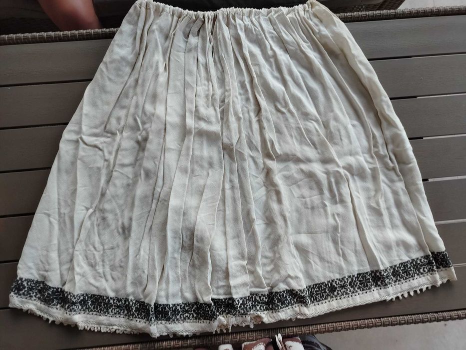 Set autentic costum popular Banat (Ie + Poale) jud. Timiș – Vechime cca. 100 ani