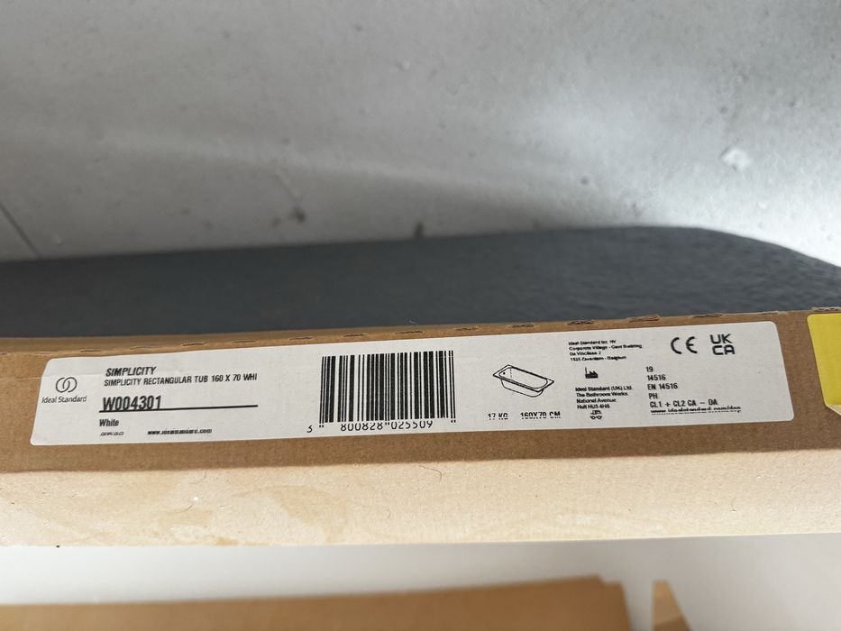 Cada dreptunghiulara Ideal Standard Simplicity