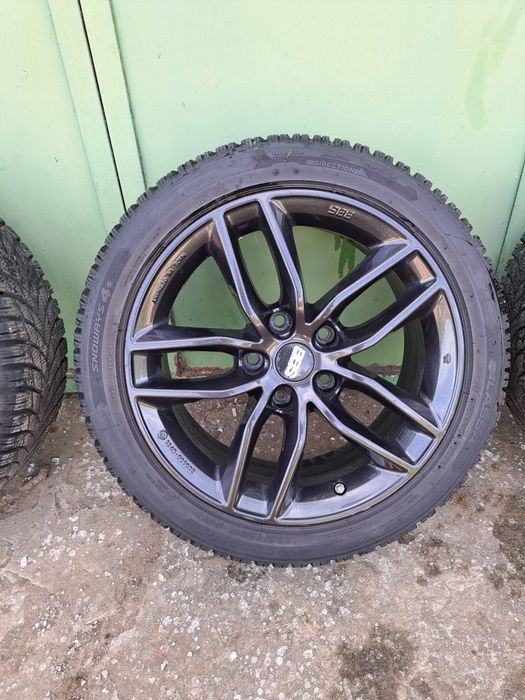 17 ки джанти със зимни гуми BBS BMW 5x120 E90 E87 E46 F20