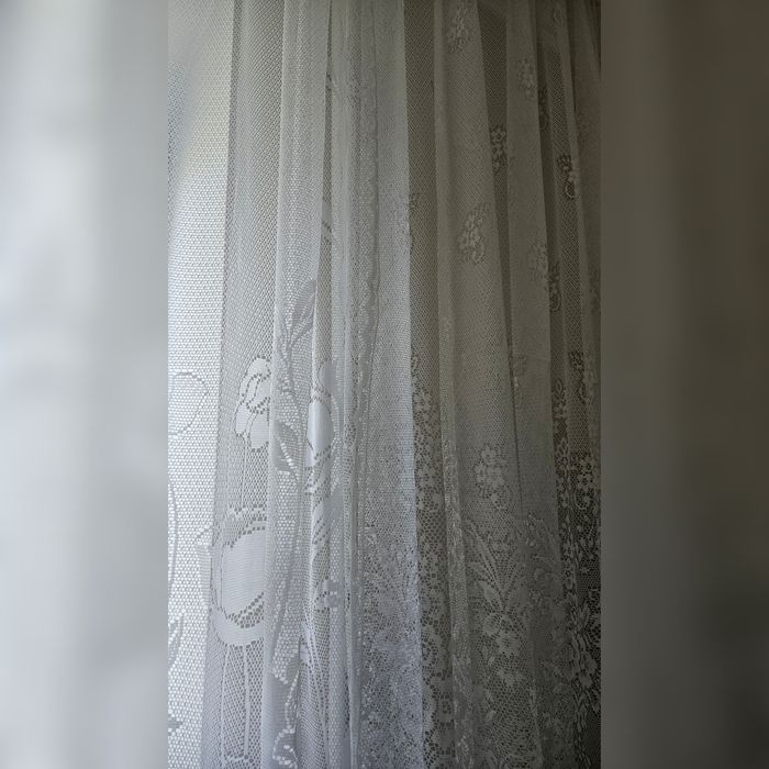 Нежная тюль на кухню