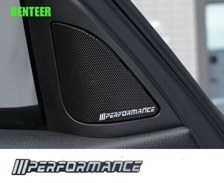 Алуминиев стикер bmw performance