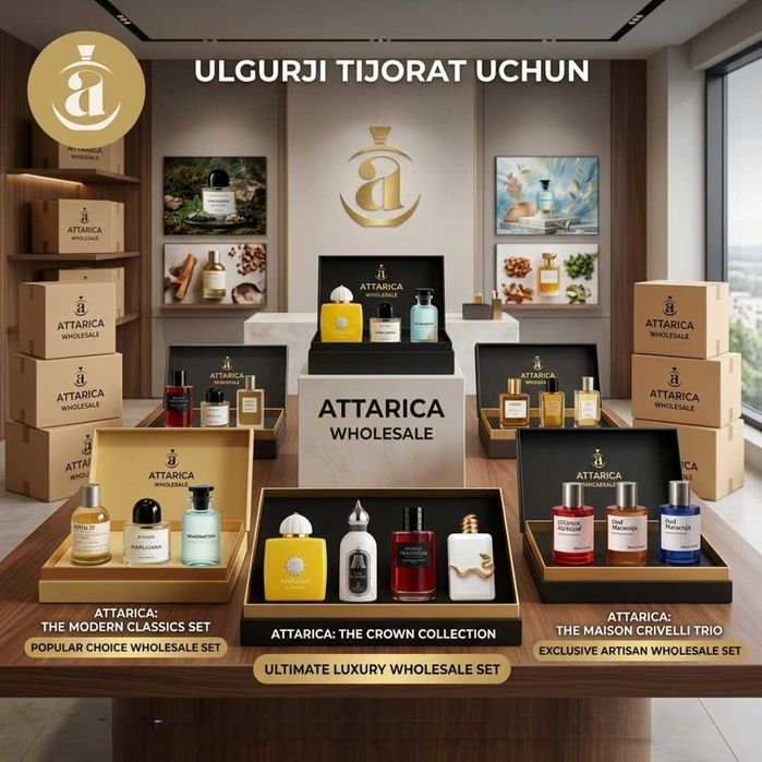 Parfyumeriya Optom / Atirlar Ulgurji Savdosi — Attarica Wholesale