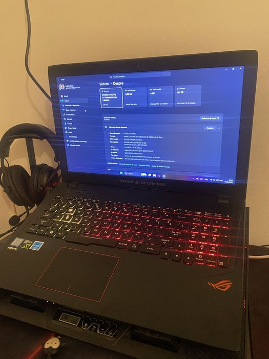 ASUS ROG STRIX GL553VD Gaming | i7-7700HQ | GTX 1050 4GB | 8GB RAM | 1.14TB