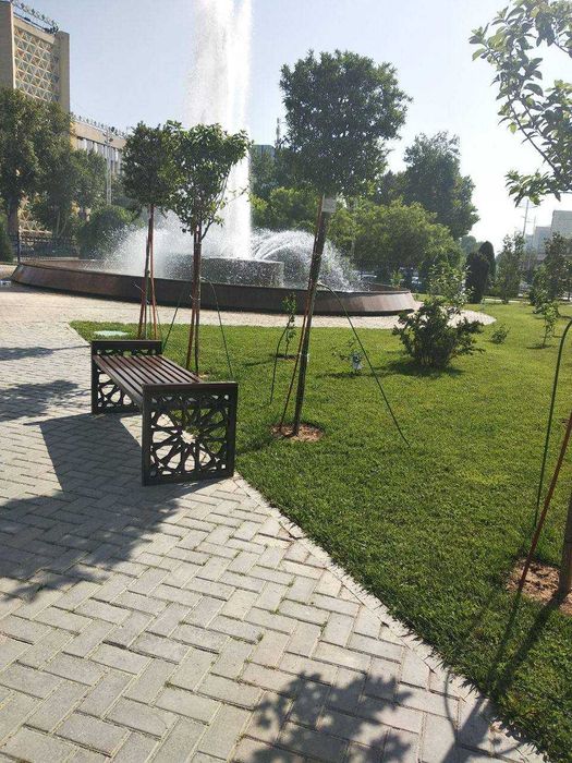 Чугуный скамейка