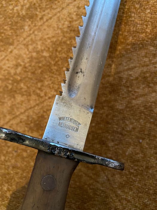 военен байонет WaffenfabrikNeuhausen