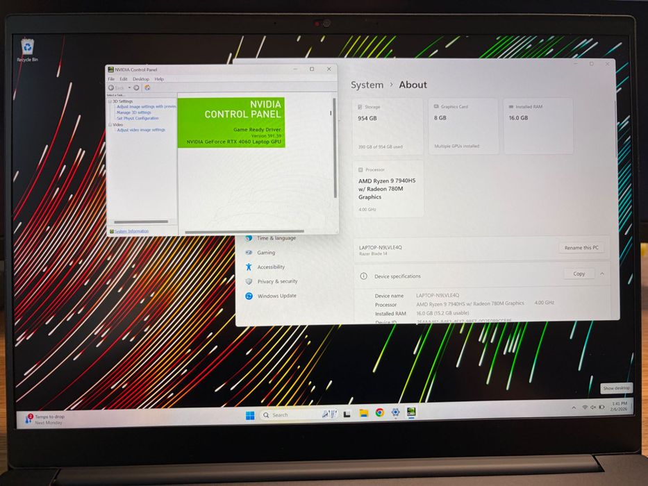 Razer Blade 14 - RTX 4060 - Ryzen 9 7940HS - 32GB