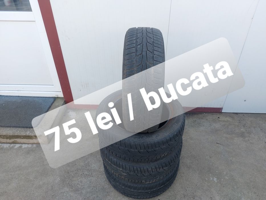 75 lei bucata! Set anvelope M+S 195 55 16 Semperit