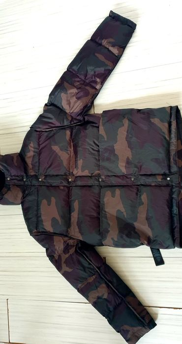 COACH Camo Womens Down Jacket Size L  ОРИГИНАЛ Дамско Зимно пухено Яке