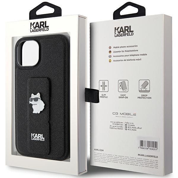 Karl lagerfeld klhcp15sgsachpk iphone 15 / 14 / 13 6.1" black hardcase