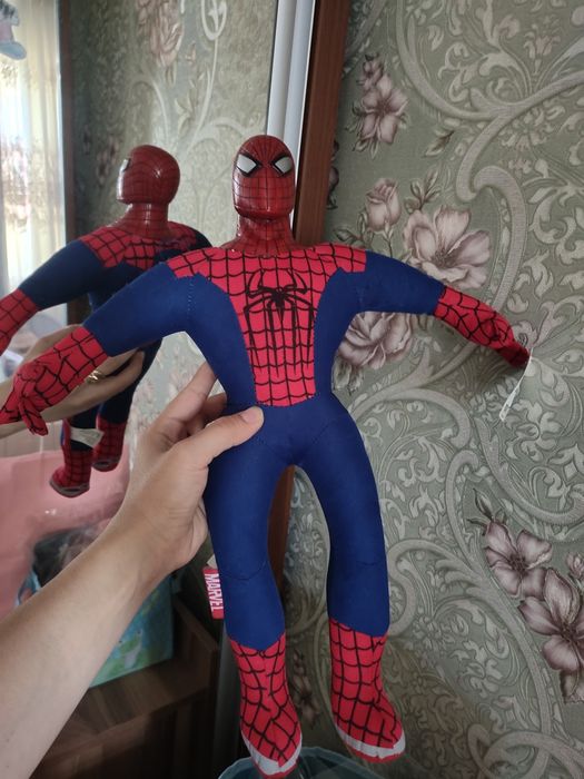 Мягкая большая игрушка Человек Паук. 40 см. Большой супергерой marvel