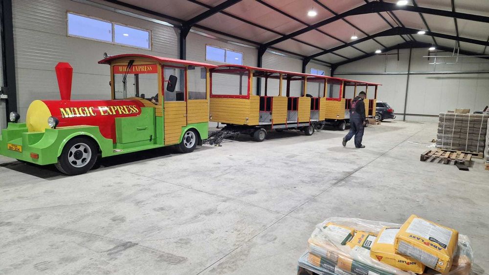 Trenuleț Turistic Diesel – 42 locuri, LED, GPS, camere