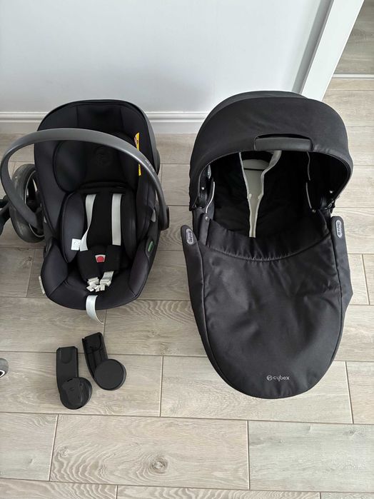 Carucior Cybex, Balios S Lux 3 in 1 BLK, Moon Black