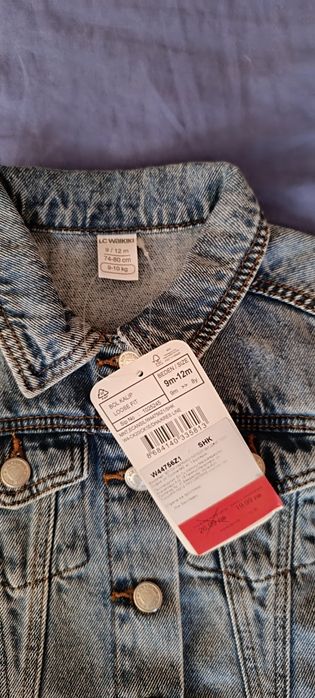 Нов красив елек и яке за момиче размер  74/80 и 86