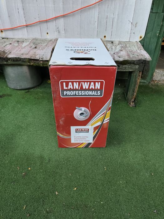 LAN кабел CAT5e F/UTP 305 м (1000 ft) 100% мед, 24AWG – Danimpex