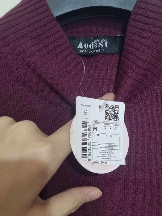 Женское вязаное платье Defacto - turkiya baza koylak Defacto