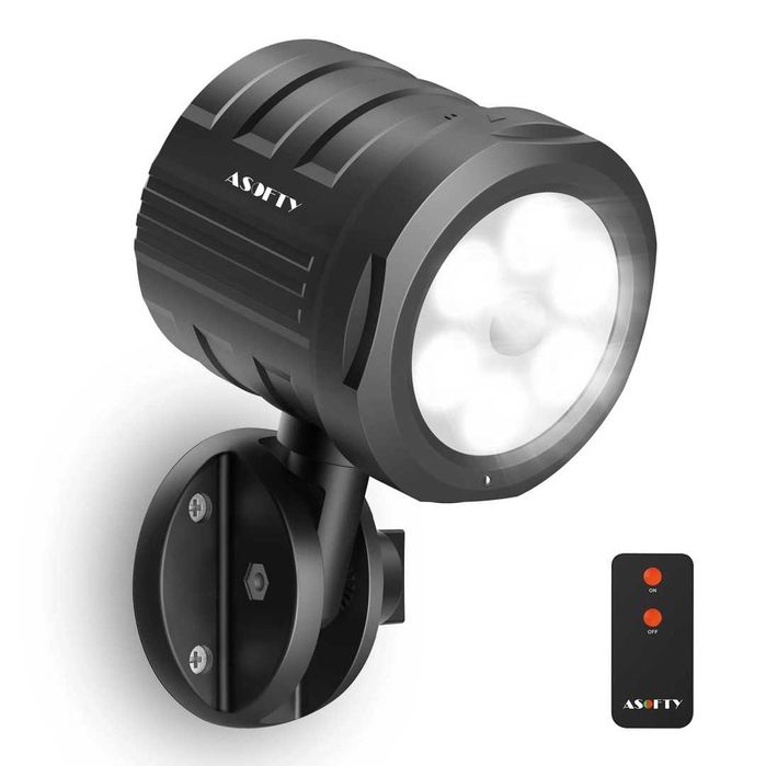 Spot exterior cu senzor de mișcare și telecomandă