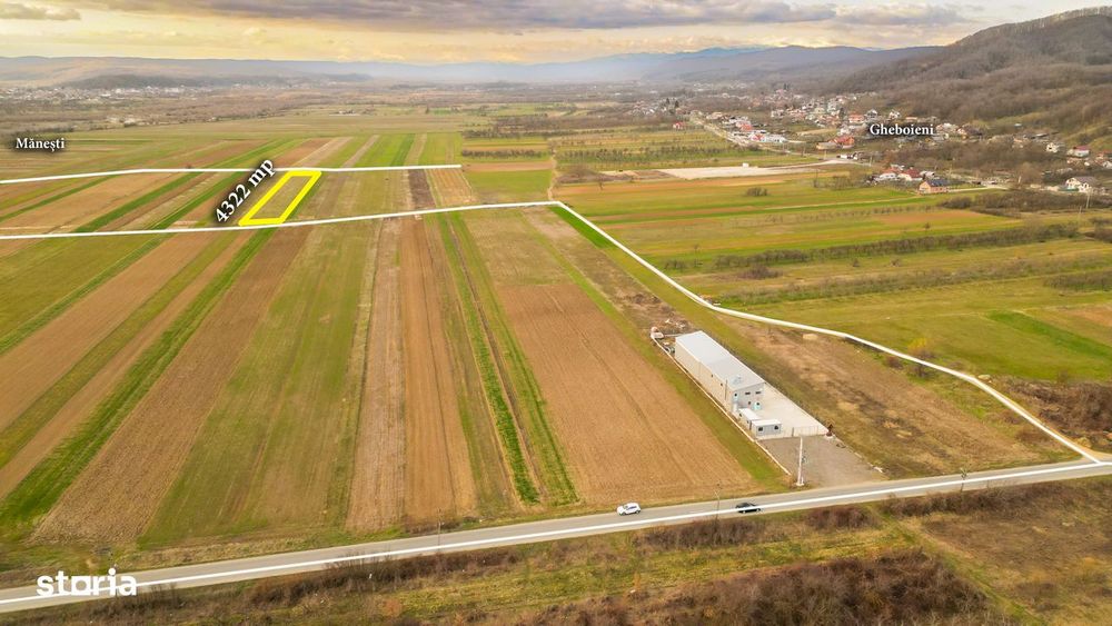 Teren agricol pe Valea Dâmboviței la Mănești 4322 mp