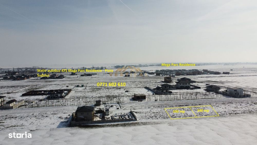 Teren 340mp, ocazie, Berceni/ Vidra