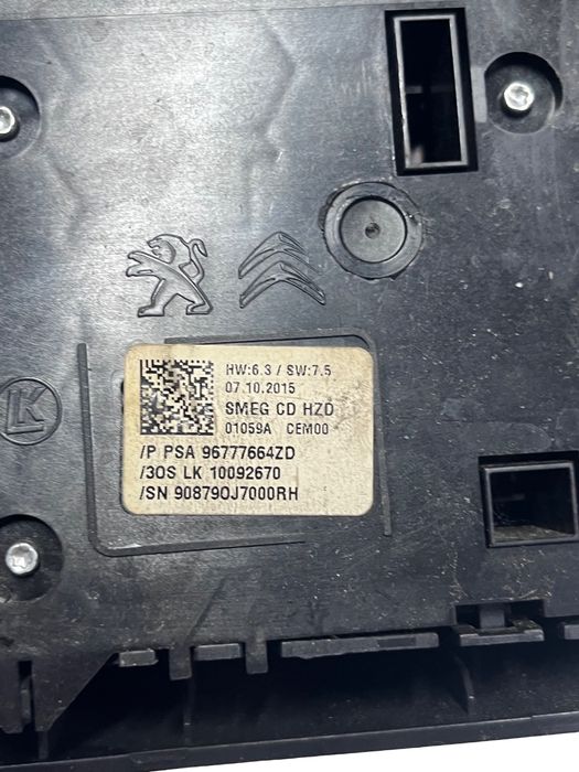 Panou Consola Centrala Peugeot 308 Sw Ii 2014 - > 96777664Zd ( O Clema