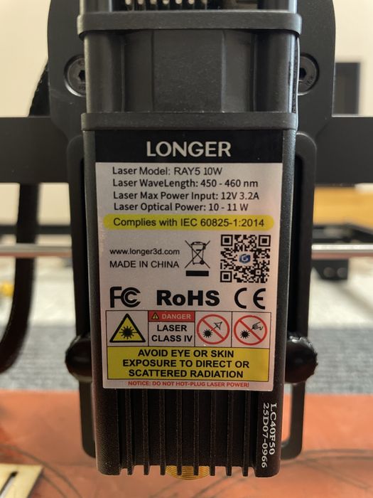 Лазер за гравиране Longer ray5 10W