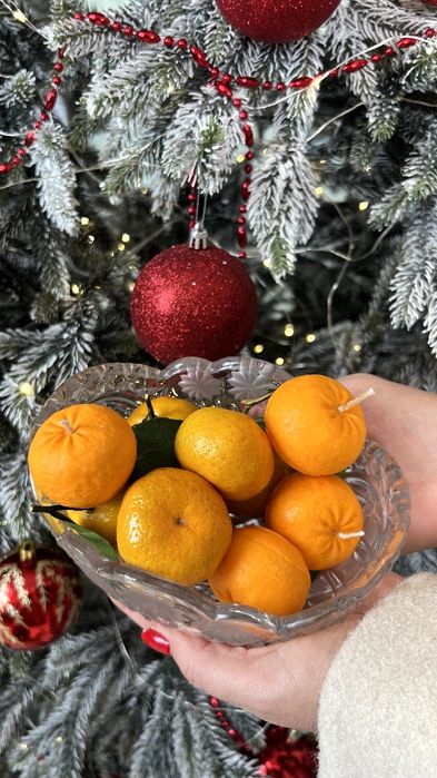 Свечи-мандарины боксы