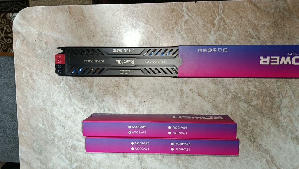 Продам блоки  питания  вход 220 в- выход 12в - 33,3-41,6-25-16-5- 3 ам