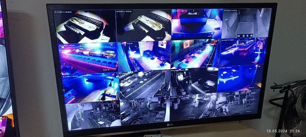 Установка видеонаблюдения!