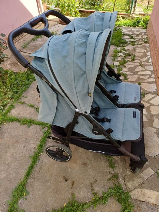 Carucior gemeni 3 in 1 Easy Go Domino Mineral Green