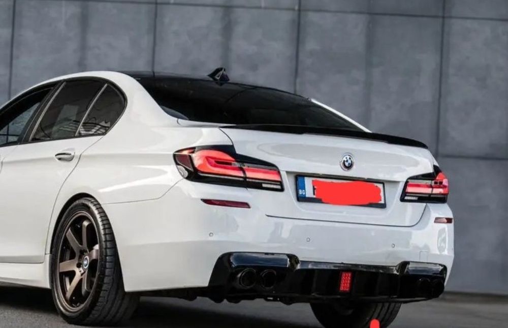 Тунинг стопове BMW 5 F10 F11 F18 2011 - 2017 г. визия на G серия DRL