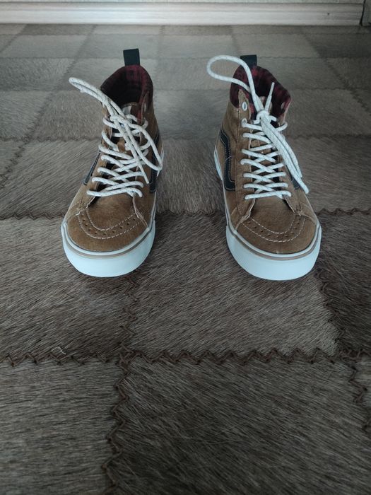 Vans Sk8-Hi MTE-1 Plaid Brown/Black