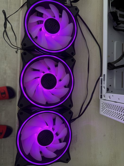 set ventilatoare cooler master master fan argb