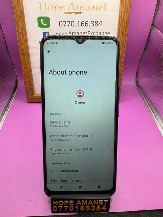 HOPE AMANET P2- Zte a35e 64 GB/2 RAM