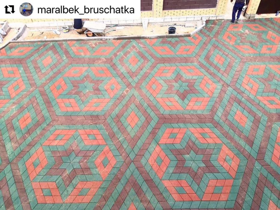 Брюсчатка, укладка