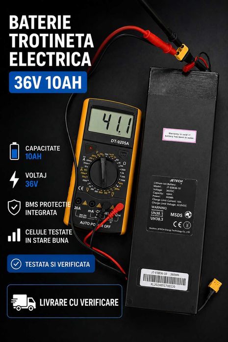 Baterie trotineta electrica 36V 7.5Ah Li-ion testata autonomie buna