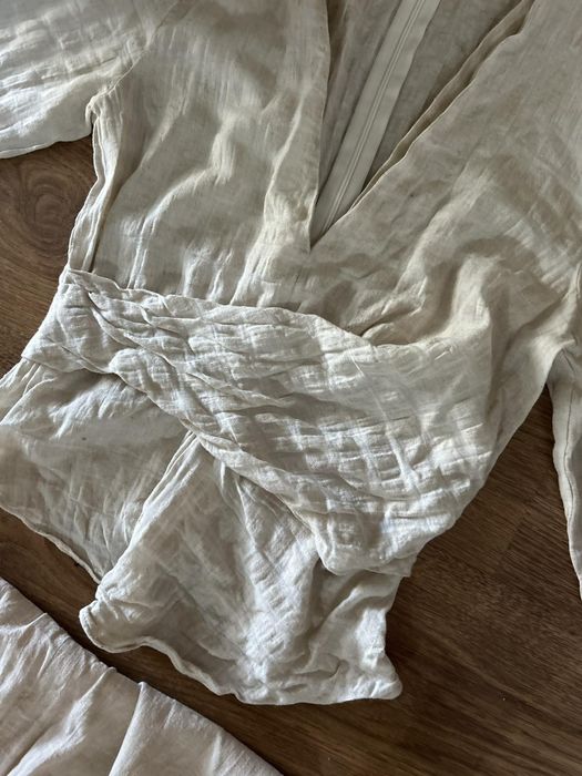 Летен  ленен сет Zara asos