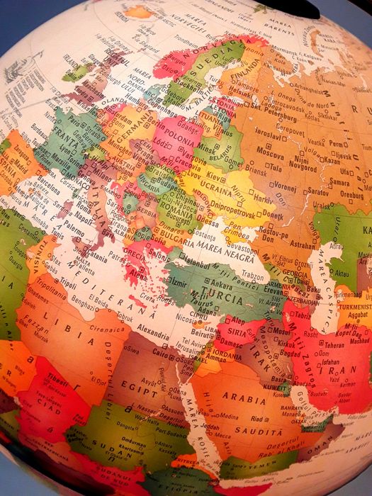 LAMPĂ (Veioză) Decorativă Glob Pamântesc NOUĂ - (Idee cadou deosebit)