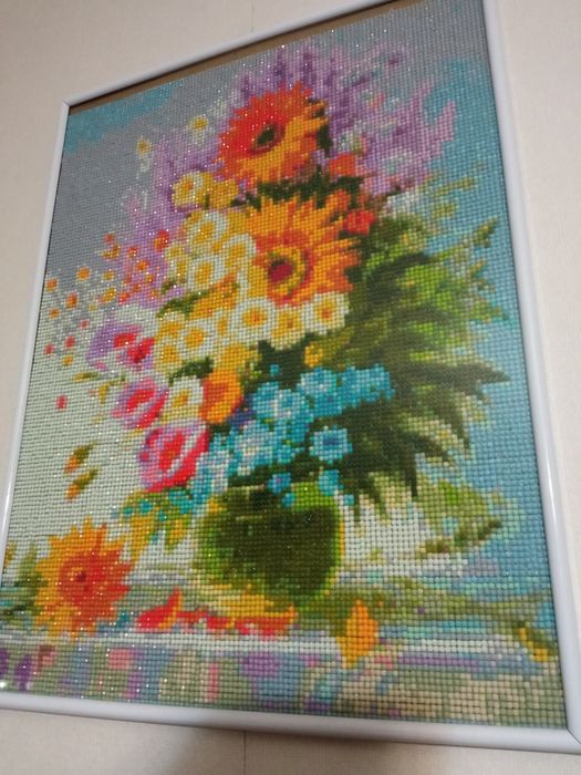 Намалени диамантени гоблени- наредени