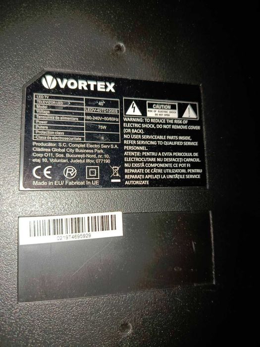 VORTEX LEDV-40TD1200S mainboard placa Smart TV ecran spart